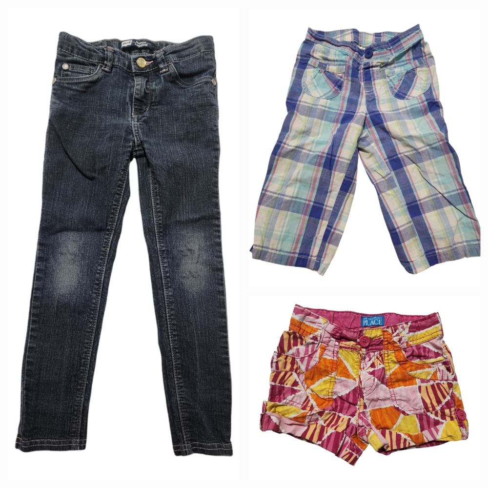 Girls 3 pc lot of size 6 bottoms